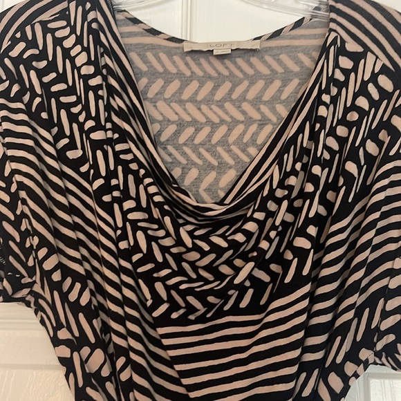 Abstract print LOFT dress - Picture 2 of 5